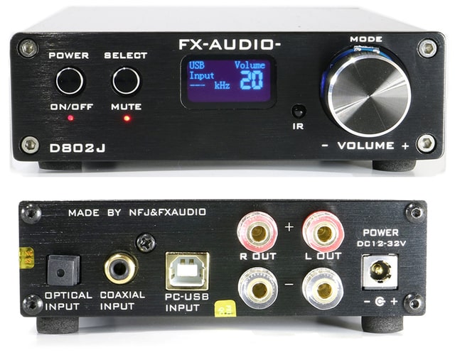 FX Audio D802 80W*2 192KHz Coaxial/Optical/USB Class D + Điều Kiển Từ Xa FX Audio D802 80W*2 192KHz Coaxial/Optical/USB Class D + Điều Kiển Từ Xa
