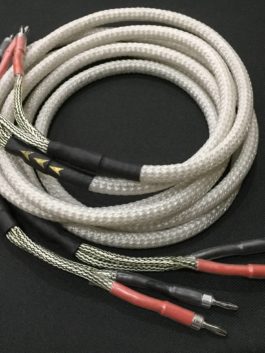 Cặp Dây Loa HB Audio Đồng Mạ Bạc 2 Đầu Bắp Chuối