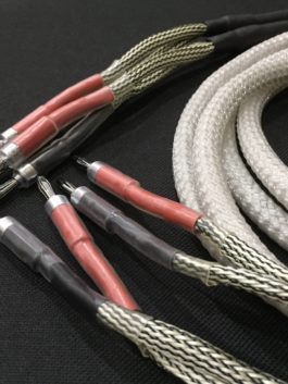 Cặp Dây Loa HB Audio Đồng Mạ Bạc 2 Đầu Bắp Chuối